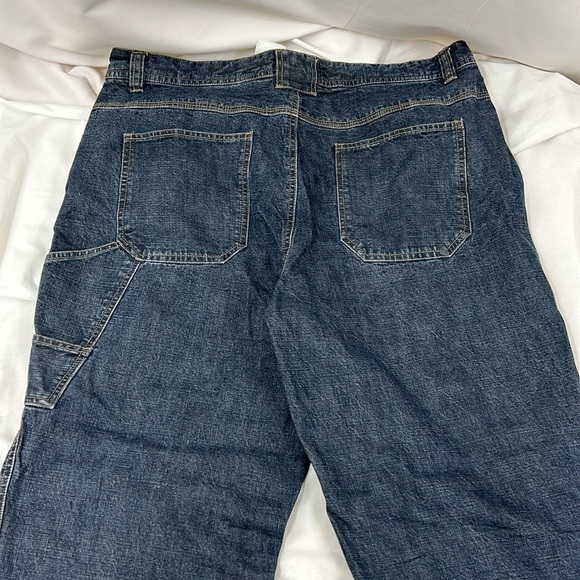 Columbia Straight Leg Dark Denim Jeans Size 14 - Picture 7 of 9